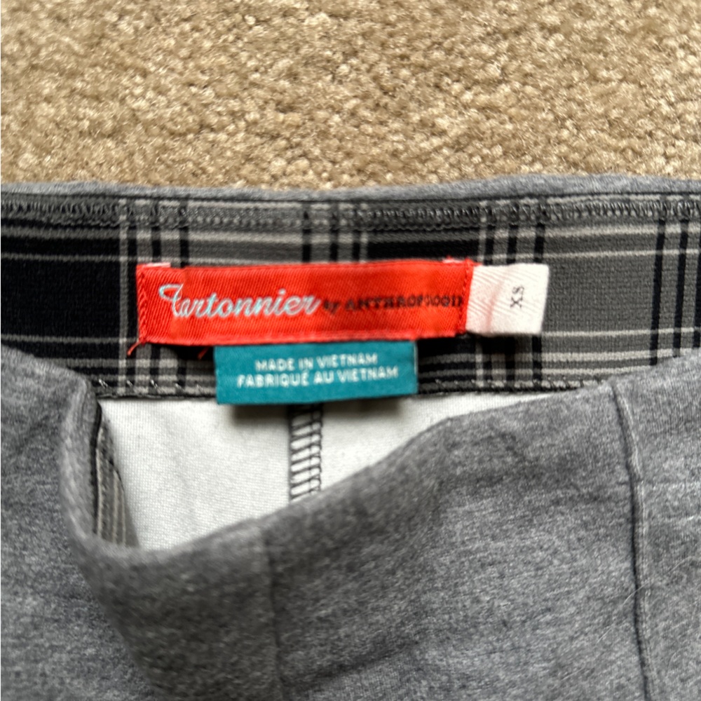 Anthro Double-Knit Cropped Flare Pants - Picture 5 of 7